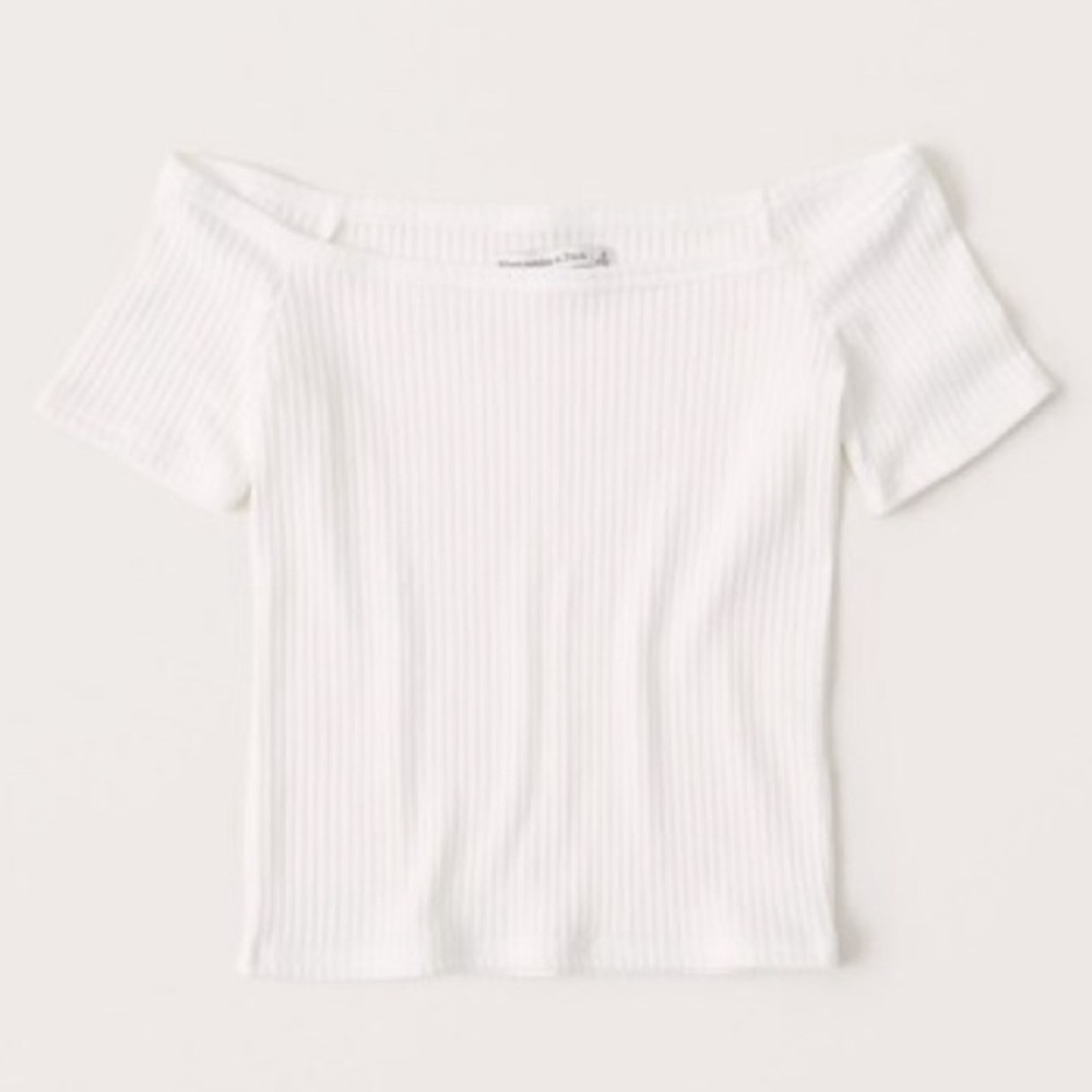 🕊️ A&F Ribbed Off The Shoulder Top